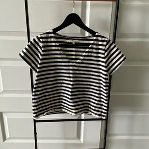 Madewell Short Sleeve Top, Cropped